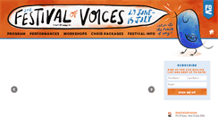 Desktop Screenshot of festivalofvoices.com