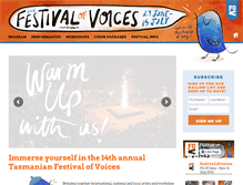 Tablet Screenshot of festivalofvoices.com